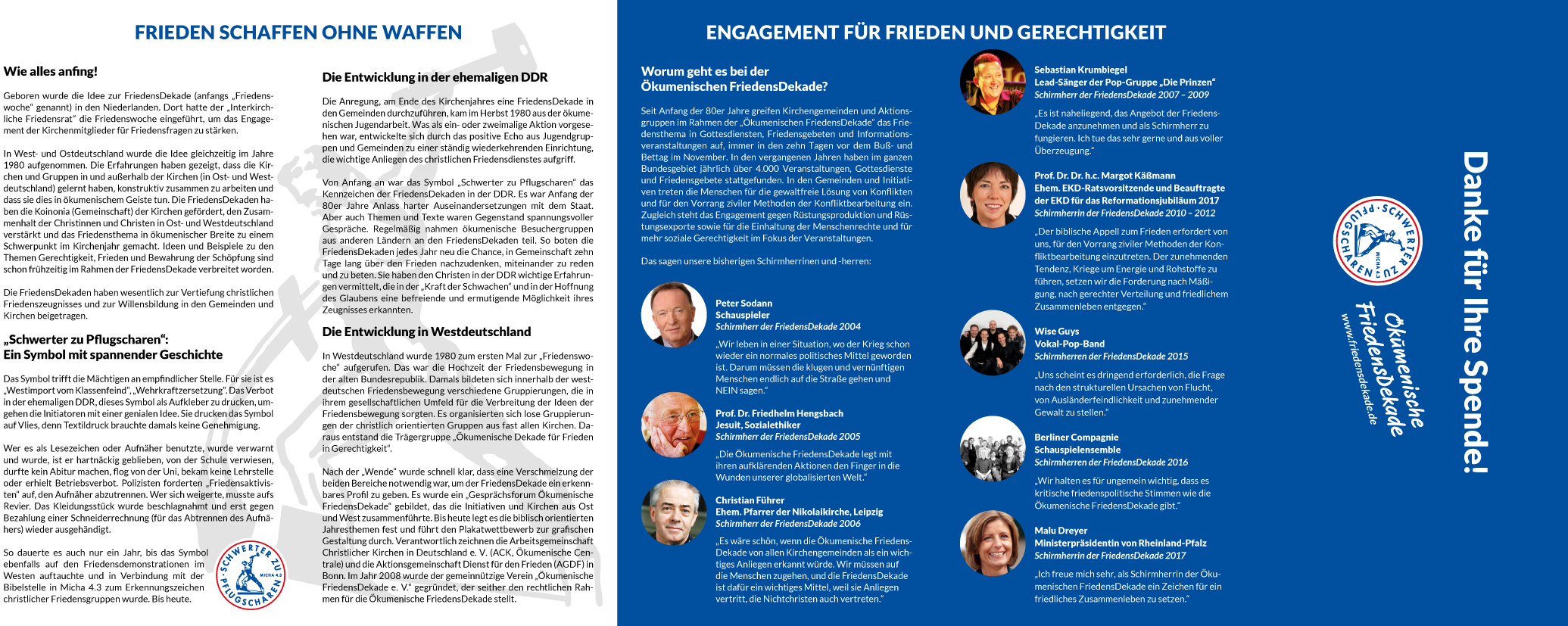 Infofaltblatt FriedensDekade