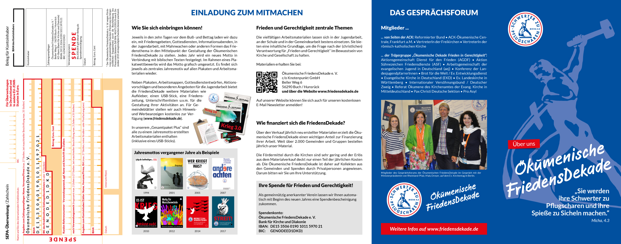Infofaltblatt FriedensDekade