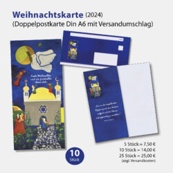 Weihnachtskarte Motiv 1 (10 Stück)