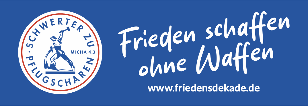 Friedensaufkleber Schwerter zu Pflugscharen – Klassiker der Friedensbewegung